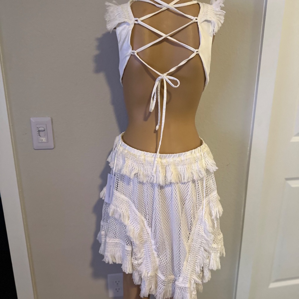 white summer dress